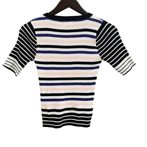 Girls Size Medium Kidpik Striped Knit Top Multi-Color - Picture 2 of 7